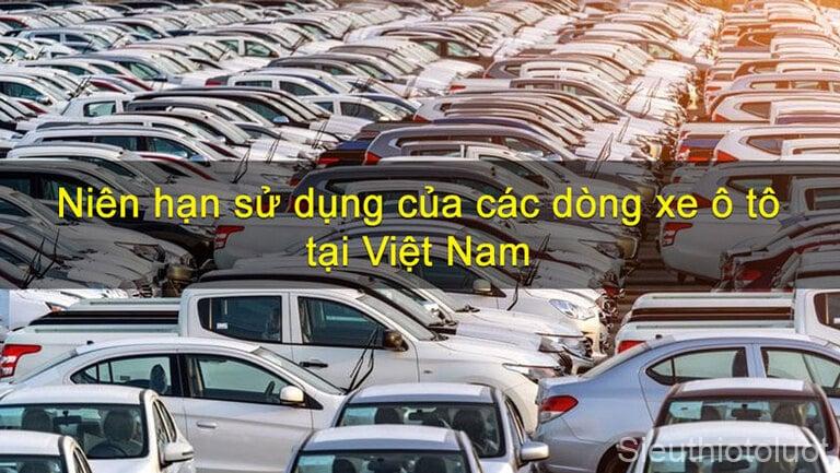 Quy định, mức phạt để quá niên hạn sử dụng của các phương tiện tại Việt Nam.