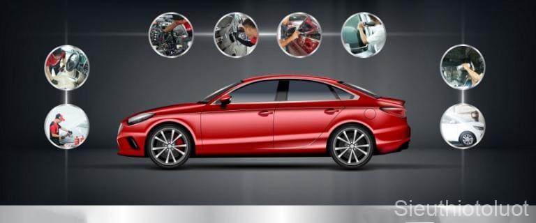 Vệ sinh ngoại thất xe ô tô đơn giản chỉ với các bước làm tối giản.
