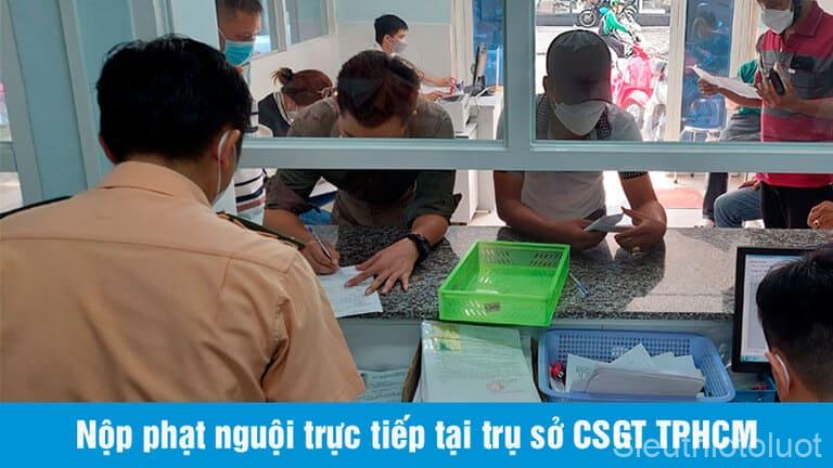Dịch vụ nộp phạt nguội xe ô tô trực tiếp tại các cơ sở công an có mức giá chỉ từ 200.000VND.