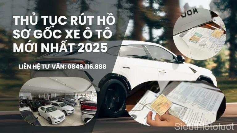 Rút Hồ Sơ Gốc Ô Tô Tây Ninh.
