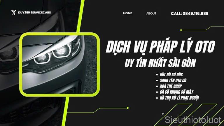 Rút hồ sơ gốc xe ô tô Cần Thơ.