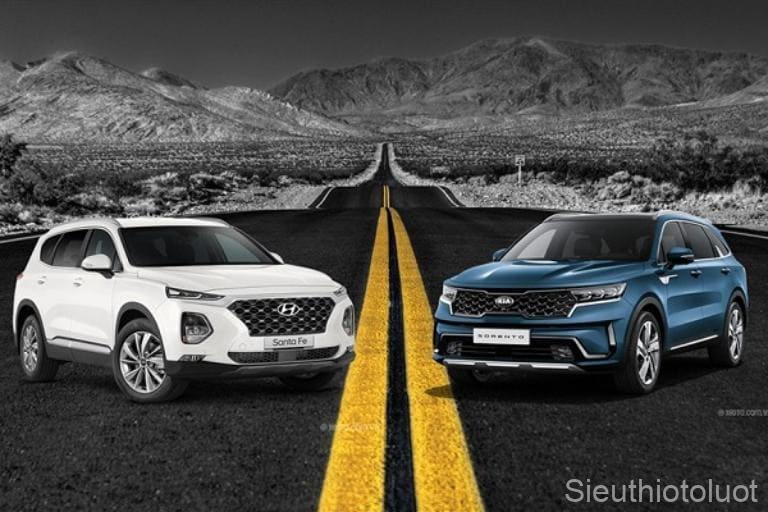 Hyundai SantaFe và Sorento đều có khả năng vận hành mạnh mẽ mang đến trải nghiệm lý tưởng cho khách hàng.
