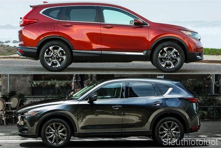 Mazda CX-5 và Honda CR-V.