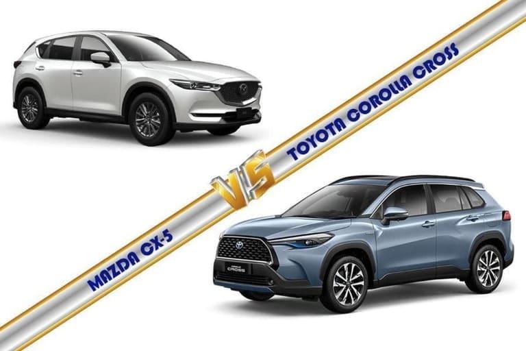 So Sánh Mazda CX-5 Và Toyota Corolla Cross.