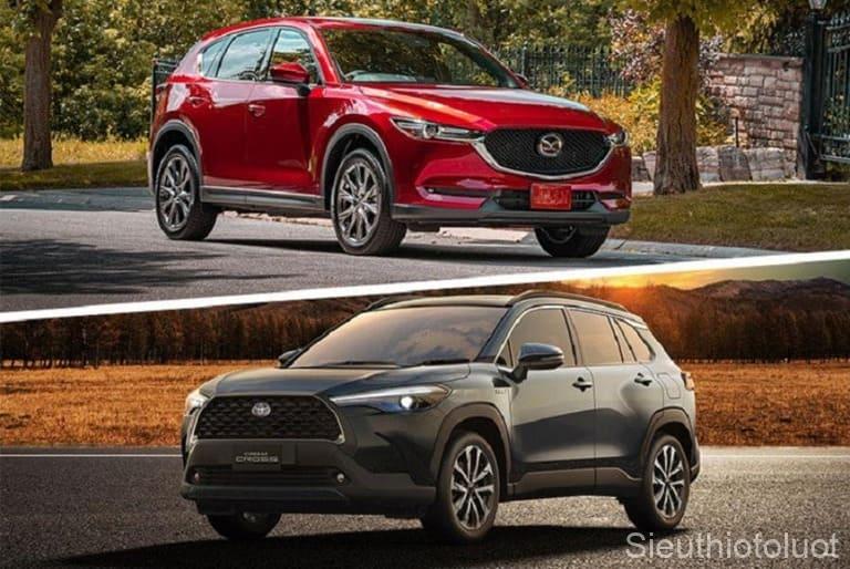 So Sánh Mazda CX-5 Và Toyota Corolla Cross.