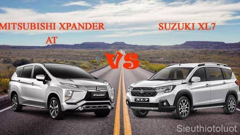So sánh xe Mitsubishi Xpander và Suzuki XL7.