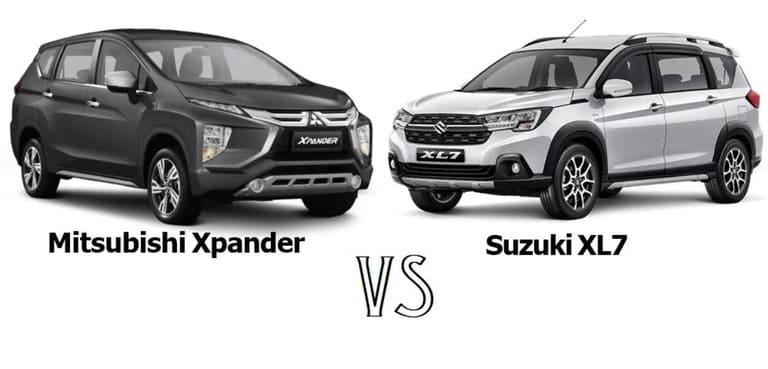 So sánh xe Mitsubishi Xpander và Suzuki XL7.