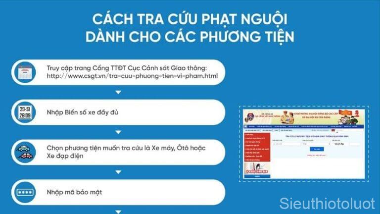 Tra cứu nộp phạt nguội tại TP.HCM.