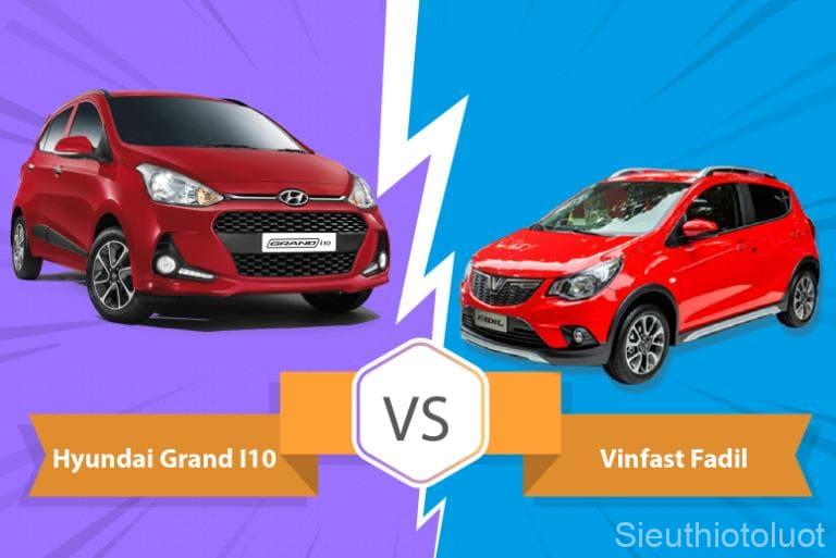 So sánh Vinfast Fadil và Hyundai i10.